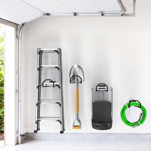 Garage Storage Hooks, Heavy Duty Wall Mount Tool Organizer Rack - Image 3