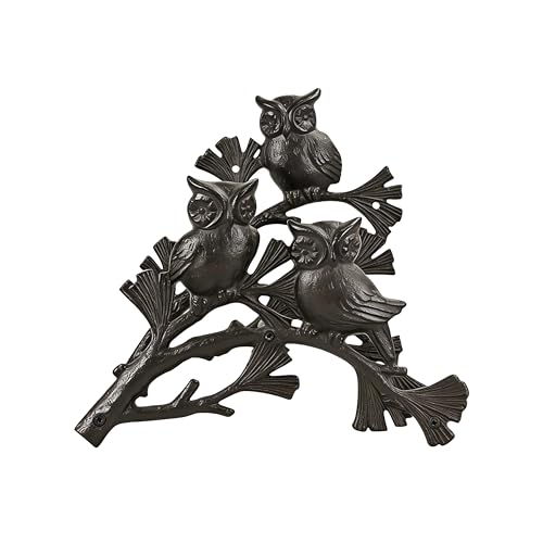 Owl Decorative Hose Holder – Decorative Cast Iron Garden - Image 2