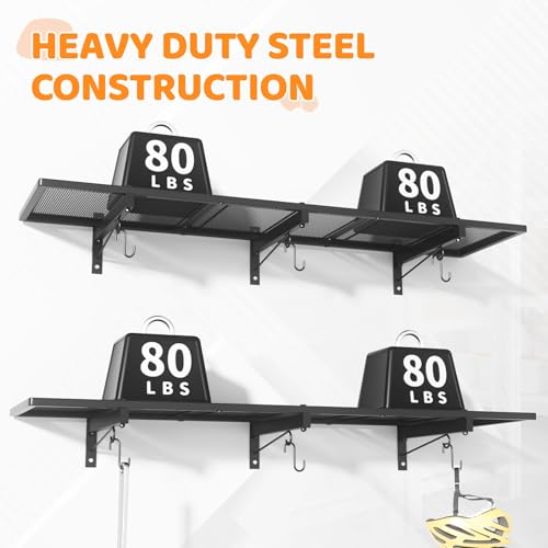 Garage Wall Shelving, 1x3.85ft Heavy Duty Garage Shelving - Image 6