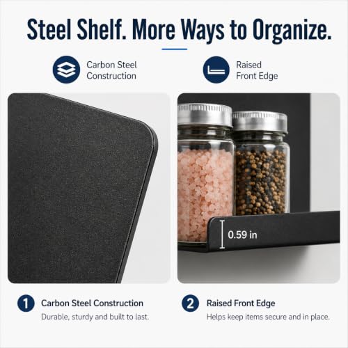 WAYUTO Magnetic Fridge Shelf, Metal Refrigerator Organizer - Image 6