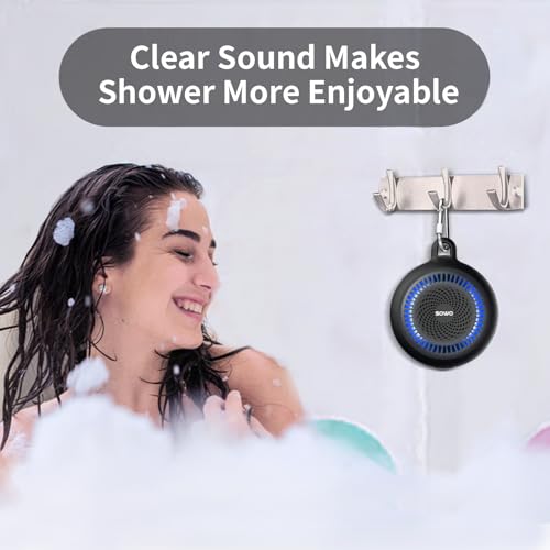 SOWO Shower Speaker Bluetooth Waterproof, Small Speaker Portable - Image 7