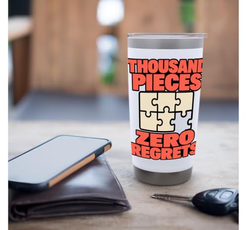 Jigsaw Puzzle Thousand Pieces Zero Regrets Hobby Lover Funny - Image 8
