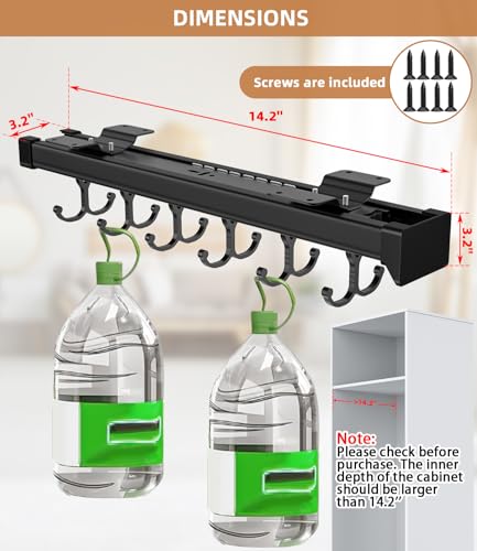 Pull Out Broom Holder With Adjustable Double Row Sliding - Image 6