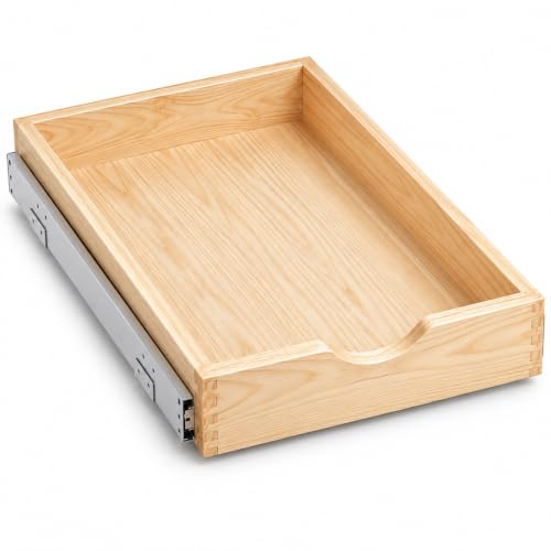 ZOINLIY Wooden Pull Out Cabinet Organizer, 21'' Deep | Pull Out Organi - Image 2
