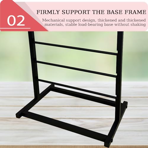 5 Tier Metal Ribbon Organizer Rack for Countertop Craft - Image 6