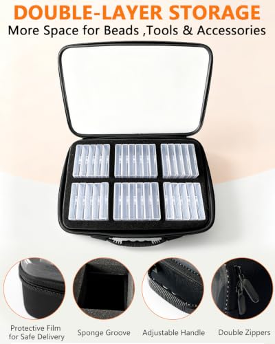 64 PCS Diamond Painting Storage Case, Bead Storage | Home Organization - Image 4