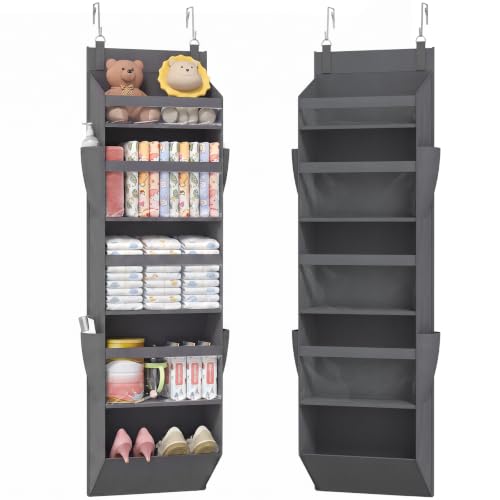 Lifewit 1 Pack Over the Door Organizer 5 Section Hanging Storage - Image 2