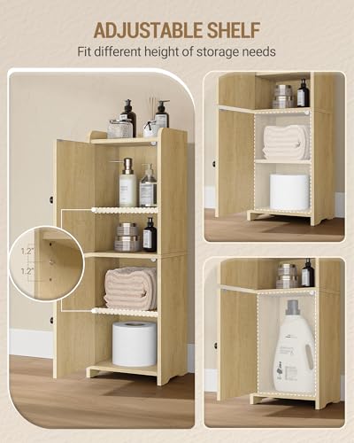 Hzuaneri Bathroom Storage Cabinet, Small Corner Floo | All Products - Image 8