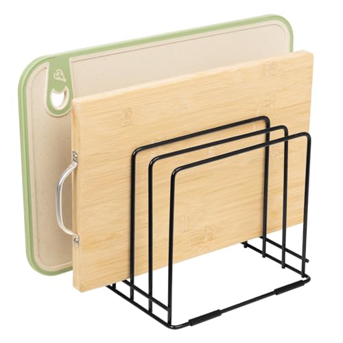 Cutting Board Holder, 1.2 in. Wide Slots Cabinet Organizer - Image 2