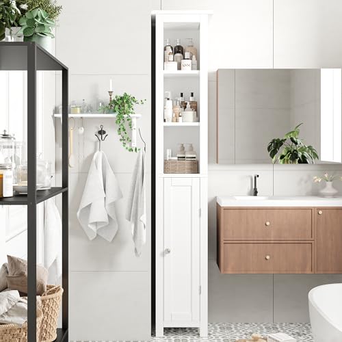 11.81'' Wide Narrow Bathroom Storage Cabinet-Slim Tall Bathroom - Image 4