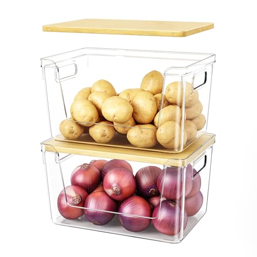 2 Set Pantry Organizer and Stackable Storage Kitchen | All Products - Image 2