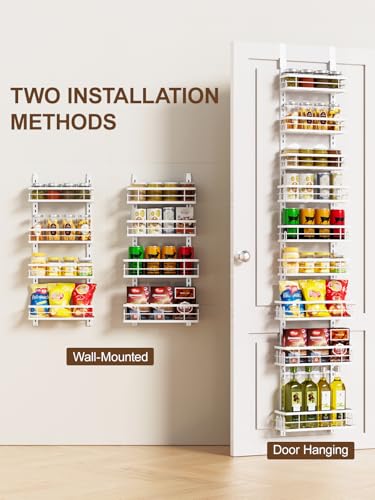 Delamu 9-Tier Over the Door Pantry Organizer, Adjust - Image 8