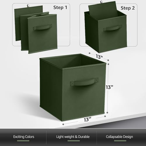 Sorbus Fabric Storage Cubes, 6-Pack Foldable Bins (1 | All Products - Image 5