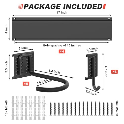 Bike Storage Rack, Wall Mount Bicycle Rack Vertical Bike Hanger - Image 4