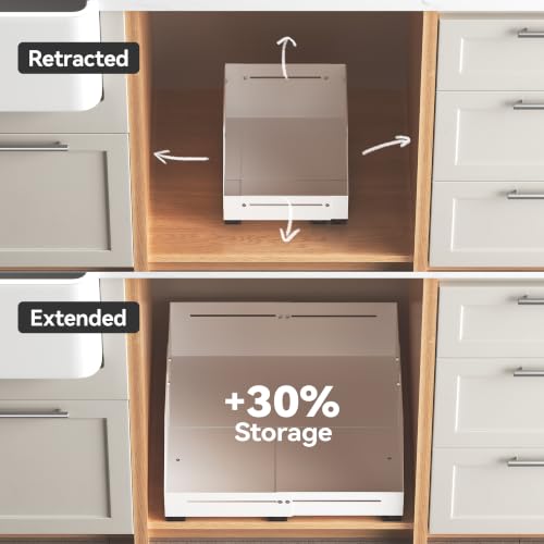 Pull Out Cabinet Organizer 15.8"-23"D&12.5"-21"W Raised - Image 4