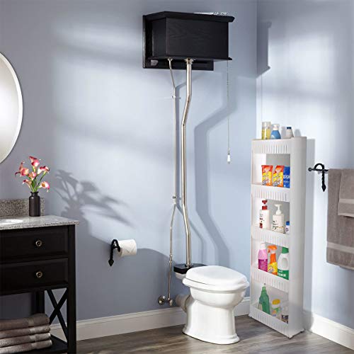 Laundry Room Organizer, Mobile Shelving Unit Organizer with 5 - Image 7