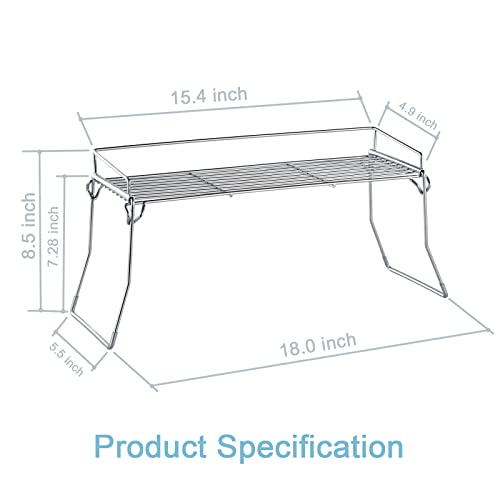 JUNCHU CHERRY Metal The Sink Vanity Organizer 2 Pack, Bathroom - Image 4