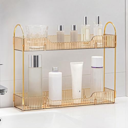YCIA&DONE 2 Tiers Narrow Vanity Makeup Organizer, Bathroom - Image 2