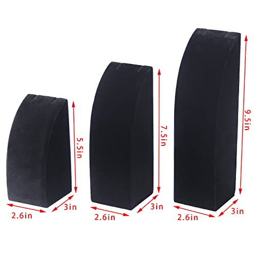 3Pcs/Set Necklace Holder Organizer Velvet Jewelry Di | All Products - Image 5