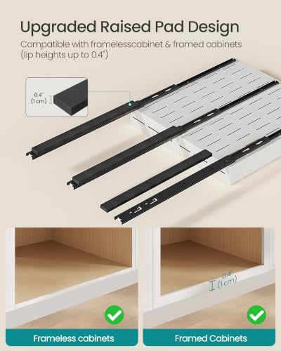 SONGMICS 2 Pack Expandable Pull Out Cabinet Organizer - Image 6