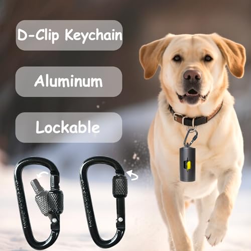 Metal Dog Poop Bag Holder 2-Pack w/Leash Clip|Durable | Pet Essentials - Image 4