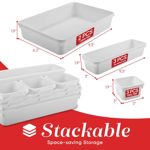 Masirs Interlocking Drawer Organizer Bins - Image 3