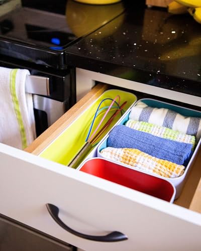Three by Three Seattle Metal Drawer Organizer Tray Set, 5-Pc - Image 7