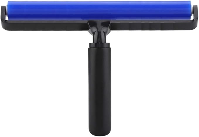 8 Inch Silicone Manual Roller Anti-Static Cleaner Tool, Under The Action of Static Electricity, Small Impurities Will be Adsorbed on The Drum 8"