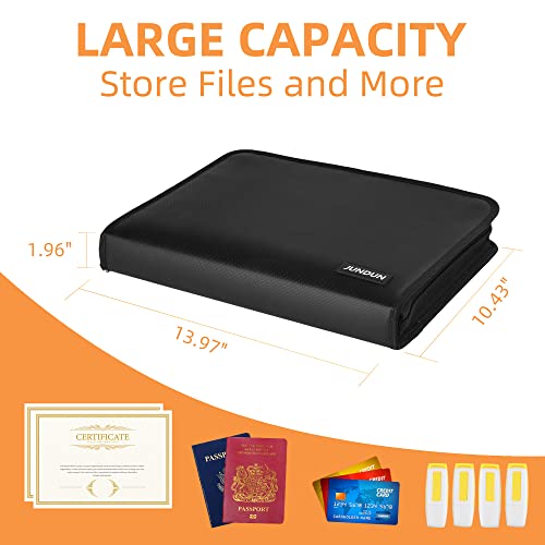 JUNDUN Fireproof Accordion File Organizer - Image 6