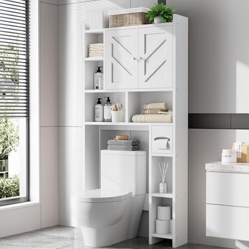 Over the Toilet Storage Cabinet, Freestanding Storage - Image 2