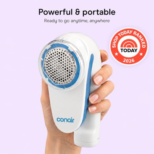 Conair Fabric Shaver and Lint Remover, Battery-Operated Portable - Image 3