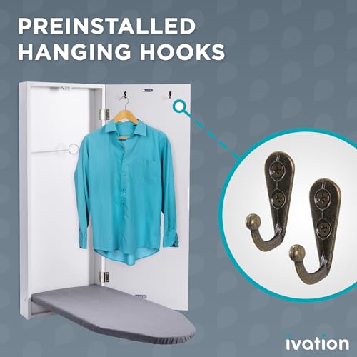 Ivation Wall-Mounted Ironing Board Cabinet | Laundry & Clothing - Image 6
