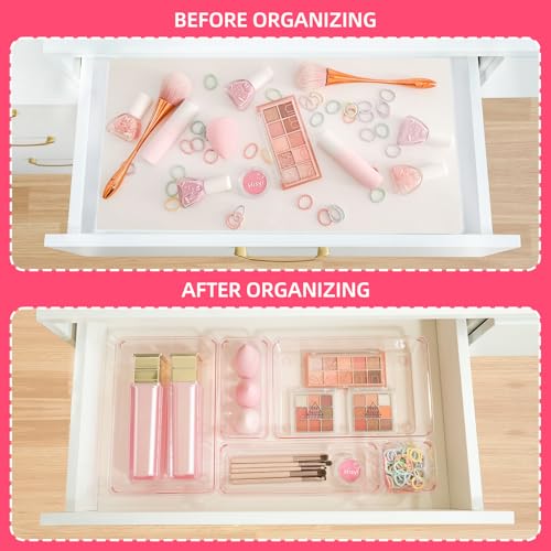 Kitchen Desk Drawer Organizers Storage for Office, Small Acrylic - Image 3
