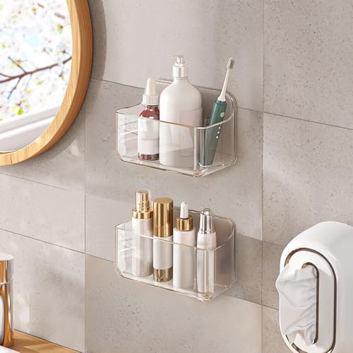Diesisa Wall Mount Organizer, 2Pc Small Adhesive Cabinet Door - Image 2