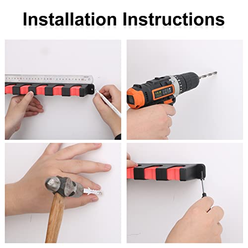 Vertical Fishing Rod Holders Wall Mount,Pole Racks for Garage - Image 5