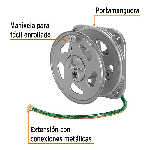 TRUPER PORMA-50 82 ft Wall Mount Hose Reel - Image 4