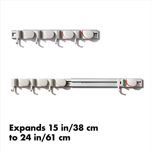 OXO Good Grips Wall-Mounted Mop and Broom Organizer - Image 6
