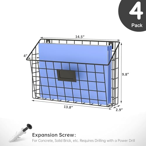 X-cosrack 4-Tier Hanging Wall File Holder Vertical W | All Products - Image 5
