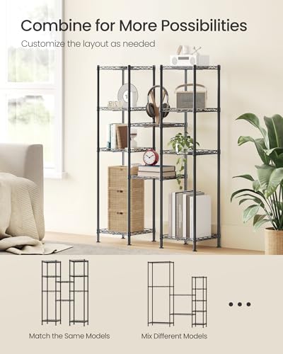 SONGMICS 5-Tier Bathroom Shelf, Storage Rack for Small Space - Image 7