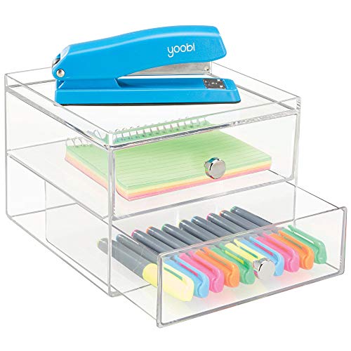 iDesign Plastic 2 Jewelry Box, Compact Storage Organization - Image 7