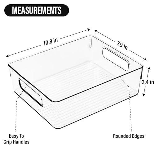 Clear Plastic Storage Bins, Home Bathroom Laundry Ro | All Products - Image 4