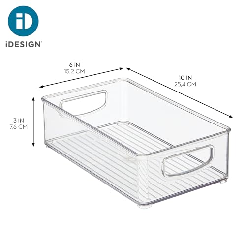 iDesign Stackable Pantry Bin with Handles, Clear - Image 5