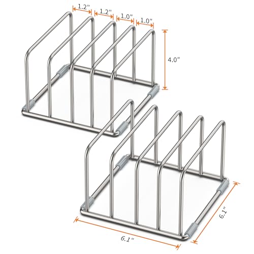 2-Pack Cutting Board Organizer, Cutting Board Holder Stand - Image 3