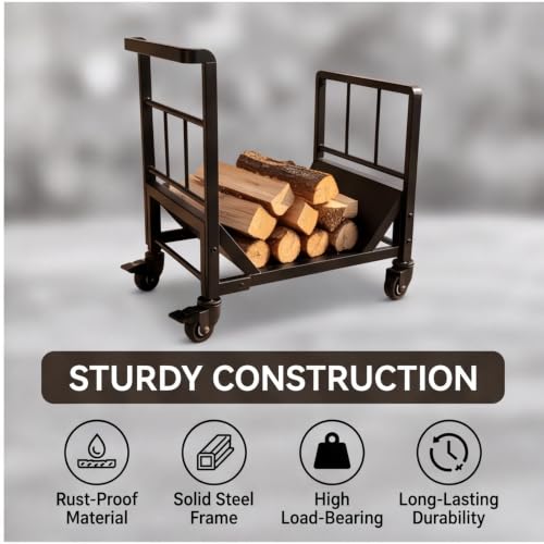 Firewood Rack Collection (Firewood Cart) - Image 6