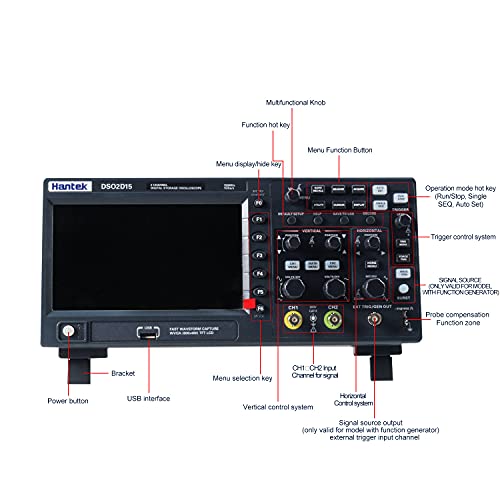 Hantek DSO2D15 Digital Storage Oscilloscope 150MHz 1GSa/s 8M,2 - Image 5