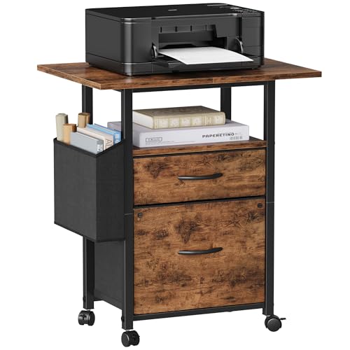 GYIIYUO 2 Drawer File Cabinet 24''W, Mobile Filing Cabinet - Image 2