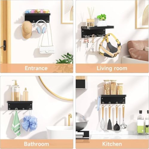 YWHWXB No Drill Dog Leash Holder Wall Mount, Pet Hooks & - Image 8
