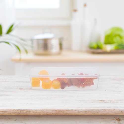 Long Plastic Food Storage Container with Lid for Green Onions - Image 6