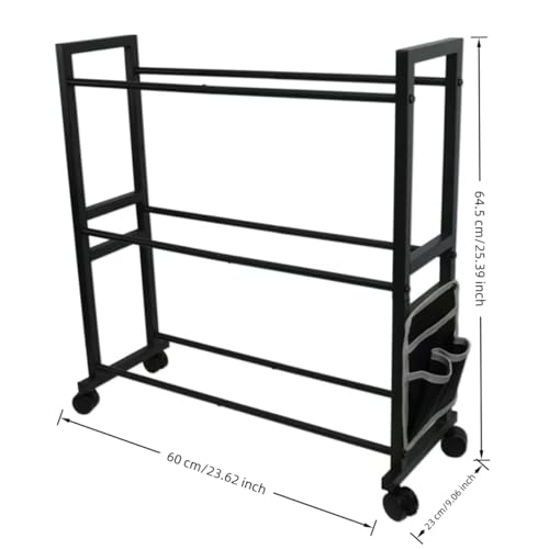 3D Printer Filament Storage Rack with Wheels,3 Tier Spool Holder - Image 5