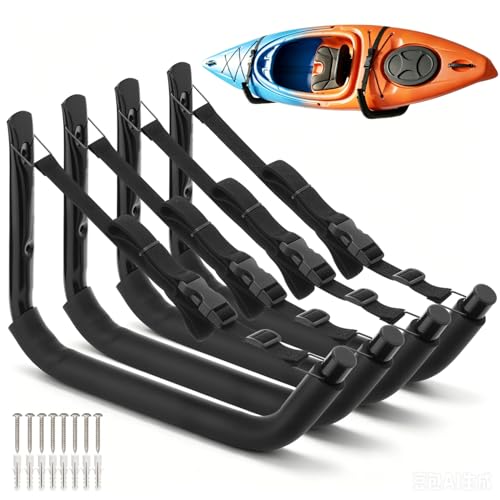 Heavy Duty Kayak Wall Rack for Garage, Kayak Storage - Image 2